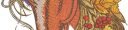 Bright Autumn horse embroidery design